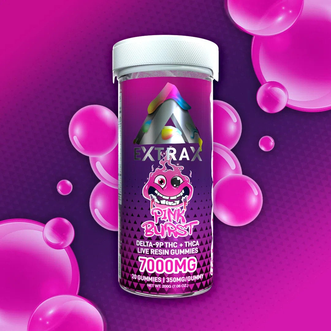 Delta Extrax THCa 7000mg Gummies Adios Blend Bluntly Canna